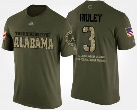 #3 Calvin Ridley Military Alabama Crimson Tide Short Sleeve With Message Mens Camo T-Shirts 471604-886 #3 Calvin Ridley Military Alabama Crimson Tide Short Sleeve With Message Mens Camo T-Shirts 471604-886