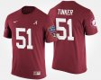 #51 Carson Tinker Bowl Game Bama Sugar Bowl Men's Crimson T-Shirts 231577-841