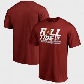Bowl Game Alabama Crimson Tide College Football Playoff 2017 National Champions Neutral Zone Men's Crimson T-Shirts 455933-734 Bowl Game Alabama Crimson Tide College Football Playoff 2017 National Champions Neutral Zone Men's Crimson T-Shirts 455933-734