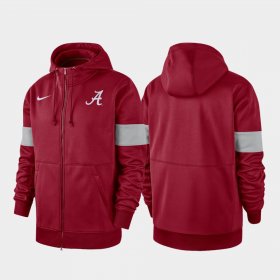2019 Sideline Therma-FIT University of Alabama Performance Full-Zip Men's Crimson Hoodie 129650-201 2019 Sideline Therma-FIT University of Alabama Performance Full-Zip Men's Crimson Hoodie 129650-201
