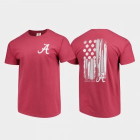 Baseball Flag Bama Comfort Colors Men's Crimson T-Shirts 695928-729 Baseball Flag Bama Comfort Colors Men's Crimson T-Shirts 695928-729