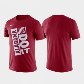 Just Do It Alabama Basketball Performance Men Crimson T-Shirt 729060-742 Just Do It Alabama Basketball Performance Men Crimson T-Shirt 729060-742