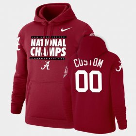 #00 Custom 2020 National Champions Bama Pullover Men Crimson Hoodie 901515-189 #00 Custom 2020 National Champions Bama Pullover Men Crimson Hoodie 901515-189