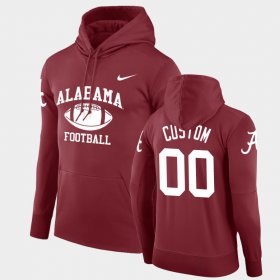 #00 Custom Retro Football University of Alabama Legend Pullover Men Crimson Hoodies 893142-991 #00 Custom Retro Football University of Alabama Legend Pullover Men Crimson Hoodies 893142-991