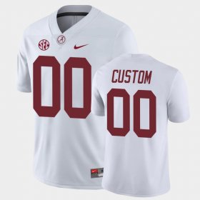 #00 Custom Game Bama College Football Men's White Jerseys 192689-467 #00 Custom Game Bama College Football Men's White Jerseys 192689-467