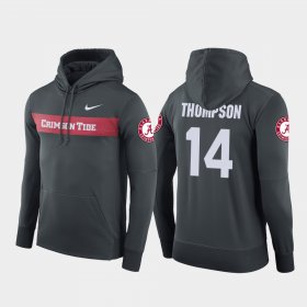 #14 Deionte Thompson Sideline Seismic University of Alabama Football Performance Mens Anthracite Hoodie 522768-842 #14 Deionte Thompson Sideline Seismic University of Alabama Football Performance Mens Anthracite Hoodie 522768-842