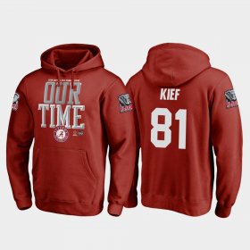 #81 Derek Kief 2018 Orange Bowl Bound Bama College Football Playoff Counter Men Crimson Hoodies 218502-746 #81 Derek Kief 2018 Orange Bowl Bound Bama College Football Playoff Counter Men Crimson Hoodies 218502-746