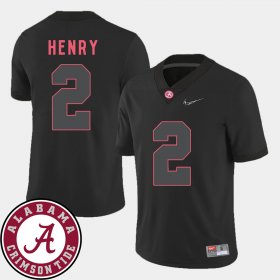 #2 Derrick Henry College Football University of Alabama 2018 SEC Patch Mens Black Jersey 799105-587 #2 Derrick Henry College Football University of Alabama 2018 SEC Patch Mens Black Jersey 799105-587