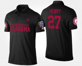 #27 Derrick Henry Bowl Game Alabama Sugar Bowl Name and Number Men Black Polo 367042-193 #27 Derrick Henry Bowl Game Alabama Sugar Bowl Name and Number Men Black Polo 367042-193