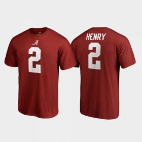 #2 Derrick Henry College Legends Bama Name & Number Men's Crimson T-Shirt 702602-860 #2 Derrick Henry College Legends Bama Name & Number Men's Crimson T-Shirt 702602-860