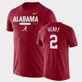 #2 Derrick Henry Team DNA Bama Legend Performance Men Crimson T-Shirt 546128-852 #2 Derrick Henry Team DNA Bama Legend Performance Men Crimson T-Shirt 546128-852