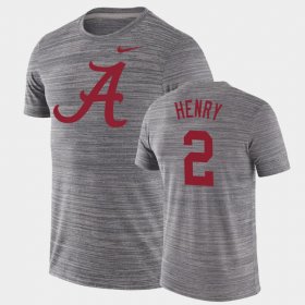 #2 Derrick Henry GFX Velocity Bama Velocity Performance Mens Charcoal T-Shirts 629668-488 #2 Derrick Henry GFX Velocity Bama Velocity Performance Mens Charcoal T-Shirts 629668-488