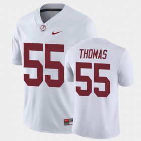 #55 Derrick Thomas College Football Alabama Crimson Tide Game Men's White Jersey 889206-917