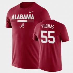 #55 Derrick Thomas Team DNA Alabama Crimson Tide Legend Performance Mens Crimson T-Shirts 709931-661 #55 Derrick Thomas Team DNA Alabama Crimson Tide Legend Performance Mens Crimson T-Shirts 709931-661