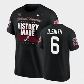 #6 DeVonta Smith 2020 National Champions Alabama Crimson Tide Locker Room Mens Black T-Shirts 982474-695 #6 DeVonta Smith 2020 National Champions Alabama Crimson Tide Locker Room Mens Black T-Shirts 982474-695