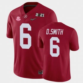 #6 DeVonta Smith 2021 National Championship University of Alabama Men's Crimson Jerseys 543458-812 #6 DeVonta Smith 2021 National Championship University of Alabama Men's Crimson Jerseys 543458-812