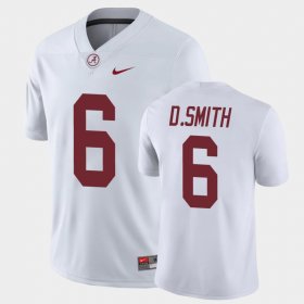 #6 DeVonta Smith College Football Bama Game Men White Jersey 518632-135 #6 DeVonta Smith College Football Bama Game Men White Jersey 518632-135