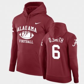 #6 DeVonta Smith Retro Football Bama Legend Pullover Men Crimson Hoodie 674632-555 #6 DeVonta Smith Retro Football Bama Legend Pullover Men Crimson Hoodie 674632-555
