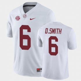 #6 DeVonta Smith Game Bama College Football Mens White Jersey 203144-123 #6 DeVonta Smith Game Bama College Football Mens White Jersey 203144-123