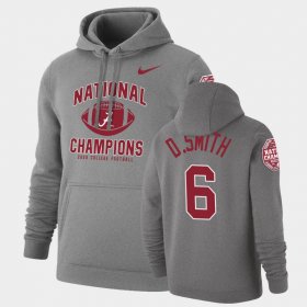 #6 DeVonta Smith 2020 National Champions Alabama Retro Pullover Men Heathered Gray Hoodies 277780-308 #6 DeVonta Smith 2020 National Champions Alabama Retro Pullover Men Heathered Gray Hoodies 277780-308