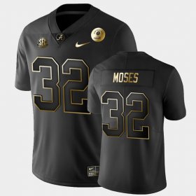 #32 Dylan Moses 2021 Rose Bowl Bama Golden Edition Men's Black Jerseys 655694-627 #32 Dylan Moses 2021 Rose Bowl Bama Golden Edition Men's Black Jerseys 655694-627