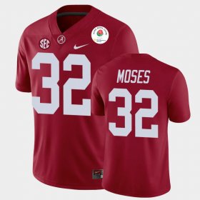 #32 Dylan Moses 2021 Rose Bowl Bama College Football Men's Crimson Jersey 901706-409 #32 Dylan Moses 2021 Rose Bowl Bama College Football Men's Crimson Jersey 901706-409