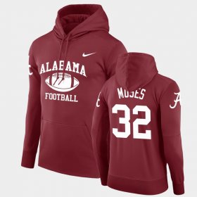 #32 Dylan Moses Retro Football Alabama Legend Pullover Men Crimson Hoodie 409348-713 #32 Dylan Moses Retro Football Alabama Legend Pullover Men Crimson Hoodie 409348-713