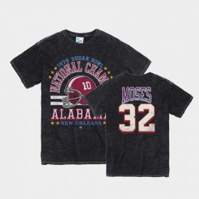 #32 Dylan Moses Vintage Tubular Bama 1979 Sugar Bowl Men Black T-Shirt 198812-638 #32 Dylan Moses Vintage Tubular Bama 1979 Sugar Bowl Men Black T-Shirt 198812-638