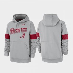 Performance Alabama Crimson Tide Pullover Men's Gray Hoodie 747858-788 Performance Alabama Crimson Tide Pullover Men's Gray Hoodie 747858-788