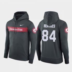 #84 Hale Hentges Sideline Seismic Bama Football Performance Men Anthracite Hoodie 343199-189 #84 Hale Hentges Sideline Seismic Bama Football Performance Men Anthracite Hoodie 343199-189