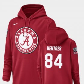 #84 Hale Hentges Champ Drive Alabama Crimson Tide Football Performance Men Crimson Hoodie 516821-265 #84 Hale Hentges Champ Drive Alabama Crimson Tide Football Performance Men Crimson Hoodie 516821-265