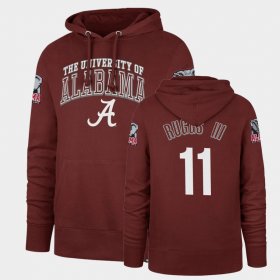 #11 Henry Ruggs III Double Decker Alabama Crimson Tide Headline Men's Cardinal Hoodie 331168-234 #11 Henry Ruggs III Double Decker Alabama Crimson Tide Headline Men's Cardinal Hoodie 331168-234