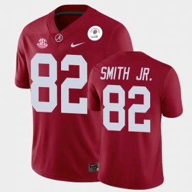 #82 Irv Smith Jr. 2021 Rose Bowl Bama Champions Mens Crimson Jersey 225092-597