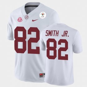 #82 Irv Smith Jr. 2021 Rose Bowl Alabama Crimson Tide Champions Men's White Jerseys 526630-423