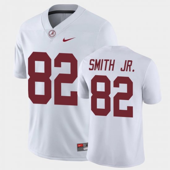 #82 Irv Smith Jr. College Football Alabama Game Men\'s White Jerseys 866375-891