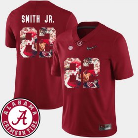 #82 Irv Smith Jr. Pictorial Fashion Bama Football Men's Crimson Jersey 817614-192