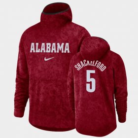 #5 Jaden Shackelford Basketball Spotlight Alabama Crimson Tide Pullover Team Logo Mens Crimson Hoodies 773684-490 #5 Jaden Shackelford Basketball Spotlight Alabama Crimson Tide Pullover Team Logo Mens Crimson Hoodies 773684-490