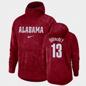 #13 Jahvon Quinerly Basketball Spotlight Alabama Crimson Tide Pullover Team Logo Men's Crimson Hoodies 561998-715 #13 Jahvon Quinerly Basketball Spotlight Alabama Crimson Tide Pullover Team Logo Men's Crimson Hoodies 561998-715