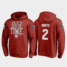 #2 Jalen Hurts 2018 Orange Bowl Bound Alabama College Football Playoff Counter Men Crimson Hoodie 513785-403 #2 Jalen Hurts 2018 Orange Bowl Bound Alabama College Football Playoff Counter Men Crimson Hoodie 513785-403