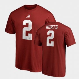#2 Jalen Hurts College Legends Bama Name & Number Men Crimson T-Shirt 585182-245 #2 Jalen Hurts College Legends Bama Name & Number Men Crimson T-Shirt 585182-245