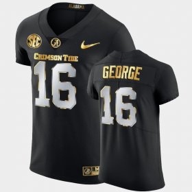 #16 Jayden George Golden Edition Bama 2020-21 Authentic Men's Black Jersey 687769-248