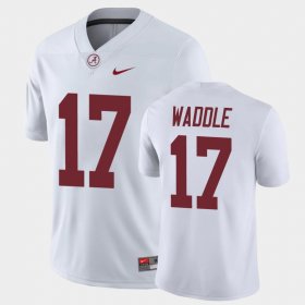 #17 Jaylen Waddle College Football Alabama Game Men White Jersey 380317-978 #17 Jaylen Waddle College Football Alabama Game Men White Jersey 380317-978