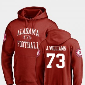 #73 Jonah Williams Neutral Zone Alabama Crimson Tide College Football Men Crimson Hoodie 214535-622 #73 Jonah Williams Neutral Zone Alabama Crimson Tide College Football Men Crimson Hoodie 214535-622