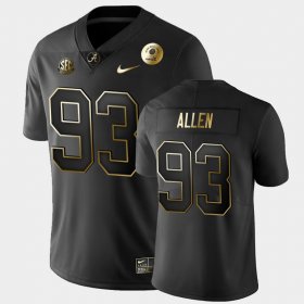 #93 Jonathan Allen 2021 Rose Bowl Alabama Golden Edition Mens Black Jerseys 363568-661 #93 Jonathan Allen 2021 Rose Bowl Alabama Golden Edition Mens Black Jerseys 363568-661
