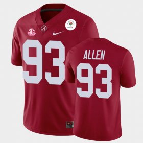 #93 Jonathan Allen 2021 Rose Bowl Bama Champions Mens Crimson Jerseys 592801-320 #93 Jonathan Allen 2021 Rose Bowl Bama Champions Mens Crimson Jerseys 592801-320