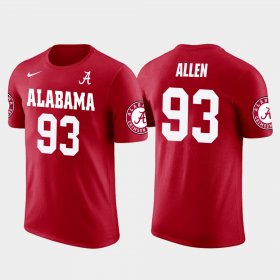 #93 Jonathan Allen Future Stars Bama Washington skins Football Men Red T-Shirt 671485-540 #93 Jonathan Allen Future Stars Bama Washington skins Football Men Red T-Shirt 671485-540