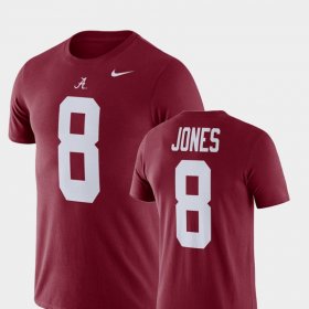 #8 Julio Jones Name and Number Bama Football Performance Men's Crimson T-Shirt 711343-486 #8 Julio Jones Name and Number Bama Football Performance Men's Crimson T-Shirt 711343-486