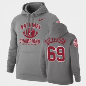#69 Landon Dickerson 2020 National Champions Bama Retro Pullover Men's Heathered Gray Hoodie 282135-596 #69 Landon Dickerson 2020 National Champions Bama Retro Pullover Men's Heathered Gray Hoodie 282135-596