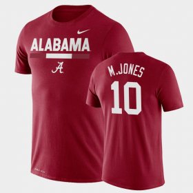 #10 Mac Jones Team DNA Alabama Legend Performance Men's Crimson T-Shirts 582871-646 #10 Mac Jones Team DNA Alabama Legend Performance Men's Crimson T-Shirts 582871-646