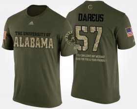 #57 Marcell Dareus Military University of Alabama Short Sleeve With Message Men Camo T-Shirts 532381-411 #57 Marcell Dareus Military University of Alabama Short Sleeve With Message Men Camo T-Shirts 532381-411